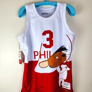 Headgear Classics Men's Speedy Gonzalas #3 Basketball Jersey Shirt Sz XL NWT